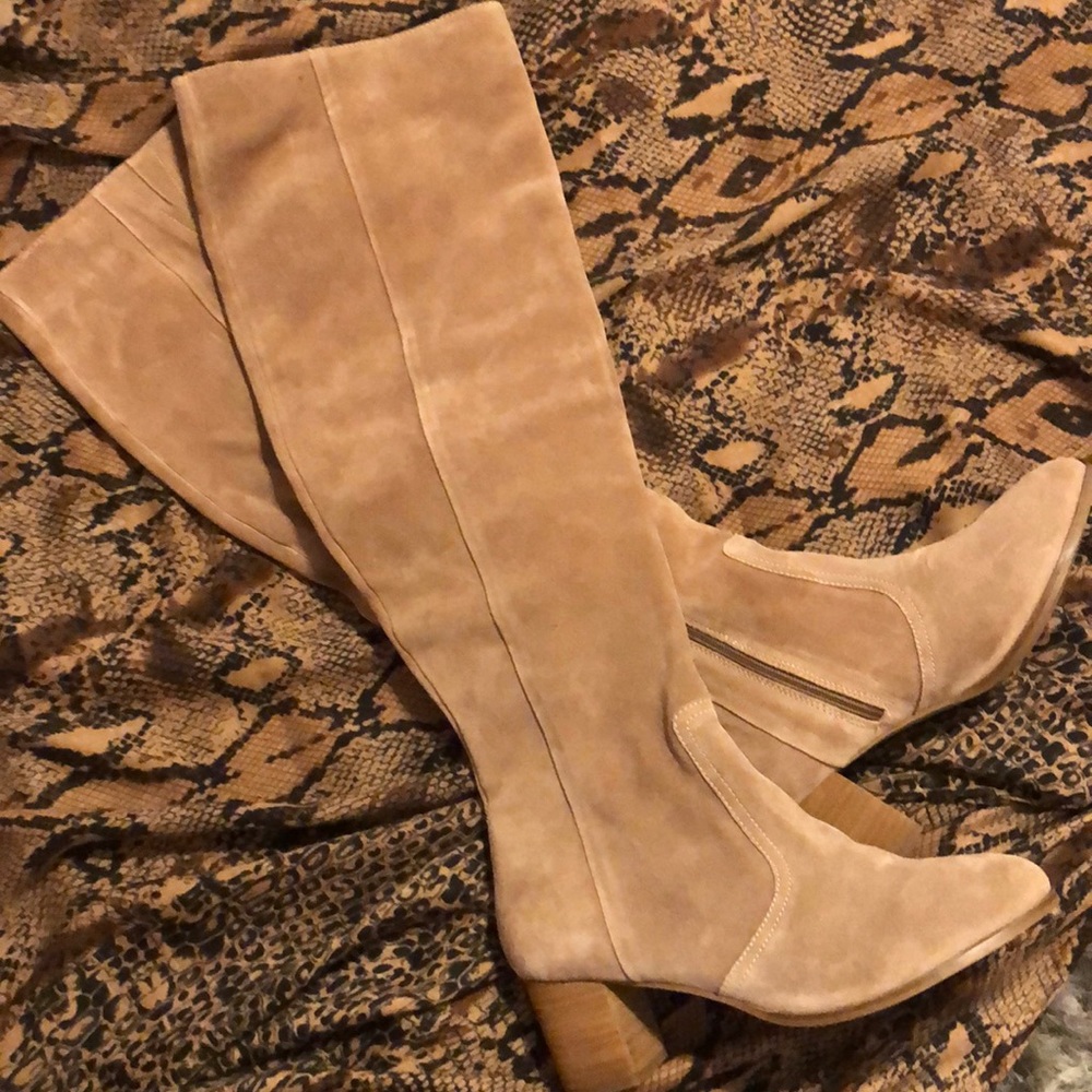 Tan Suede Boots